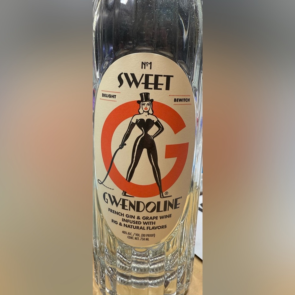 Empty Sweet Gwendolyn bottle. Dita Von Teese. Dominatrix graphics. - Picture 4 of 5